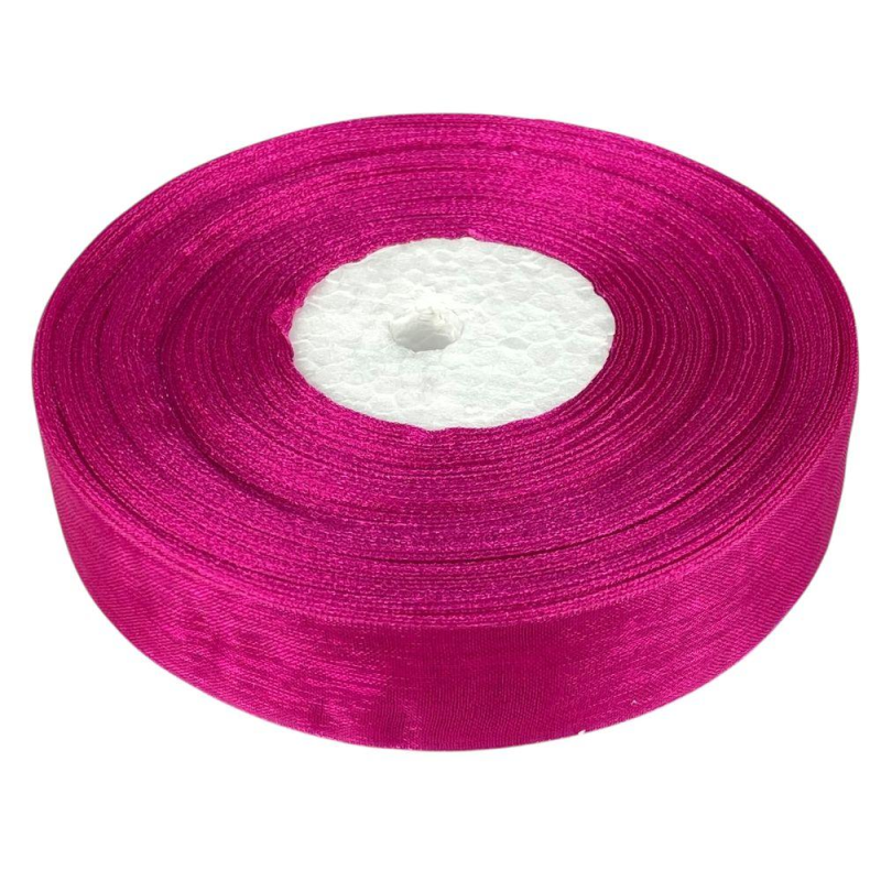 Стрічка з органзи малинова 2,0 см х 50 ярдів Рожевий Marill (D02020-027)