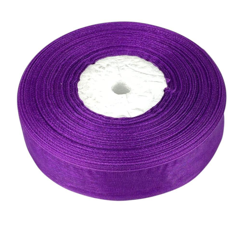 Стрічка з органзи фіолетова 2,0 см х 50 ярдів Фіолетовий Marill (D02020-034) Стрічка з органзи фіолетова 2,0 см х 50 ярдів Фіолетовий Marill (D02020-034)