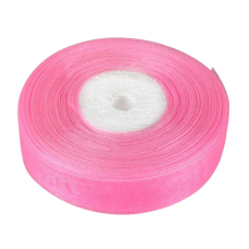 Стрічка з органзи рожева 2,0 см х 50 ярдів Рожевий Marill (D02020-05)