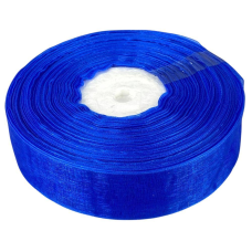 Стрічка з органзи синя 2,5 см х 50 ярдів Синій Marill (D02025-1040)