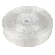 Стрічка з органзи біла 2,5 см х 50 ярдів Білий Marill (D02025-1001)