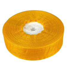 Стрічка з органзи жовтогаряча 2,5 см х 50 ярдів Жовтогарячий Marill (D02025-1016)