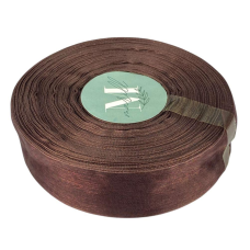 Стрічка з органзи коричнева 2,5 см х 50 ярдів Коричневий Marill (D02025-bk05)