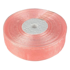 Стрічка з органзи персикова 2,5 см х 50 ярдів Marill (D02025-1022)