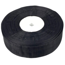 Стрічка з органзи чорна 2,5 см х 50 ярдів Чорний Marill (D02025-1039)