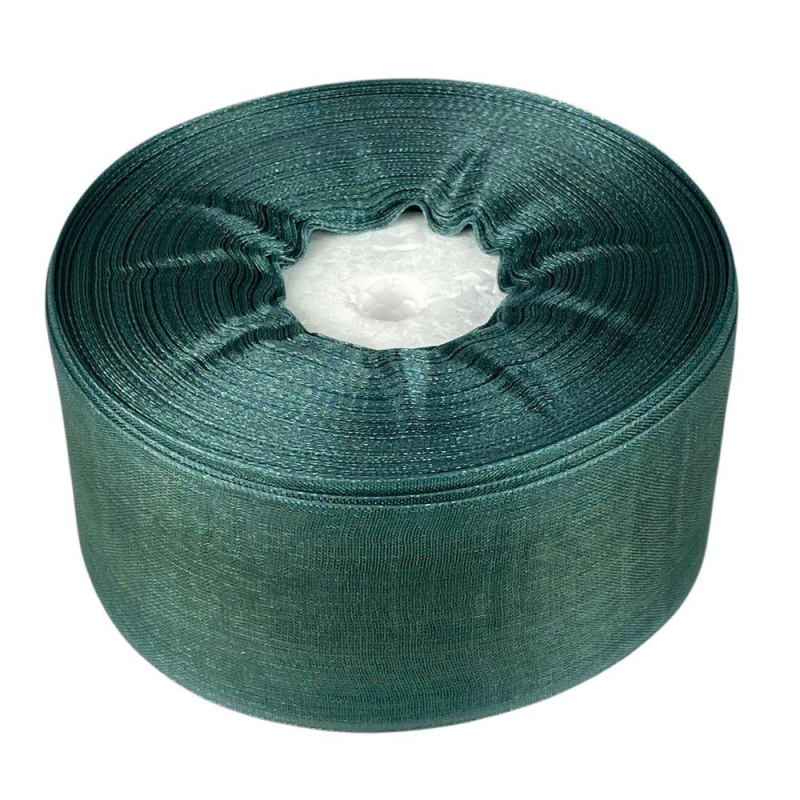 Стрічка з органзи “шкіровик“ 4,0 см х 50 ярдів Зелений Marill (D02040-bk24)