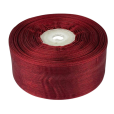 Стрічка з органзи бордова 4,0 см х 50 ярдів Marill (D02040-1048)