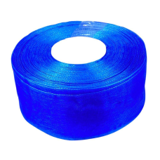 Стрічка з органзи синя 4,0 см х 50 ярдів Синій Marill (D02040-1040)