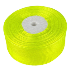 Стрічка з органзи жовтий неон 4,0 см х 50 ярдів Жовтий Marill (D02040-058)