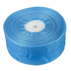 Стрічка з органзи блакитна 4,0 см х 50 ярдів Блакитний Marill (D02040-065)