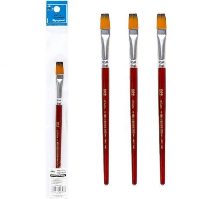 Пензель нейлон плоский №8 Neo Line 2308-CHNS KNZ