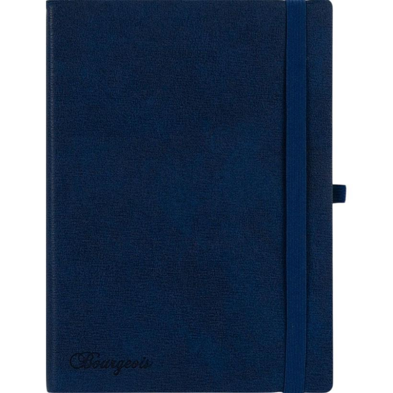 Щоденник недатований А5 шкір/зам 160 аркушів клітинка на гумці 9948 KNZ