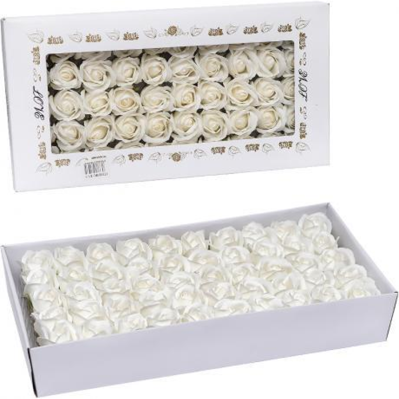 Квітка для декору - мило “Троянда“ D=5см H=6,5см Біла, Квітка з мила, Мильні квіти KNZ Квітка для декору - мило “Троянда“ D=5см H=6,5см Біла, Квітка з мила, Мильні квіти KNZ