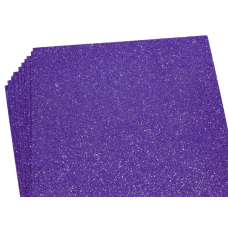 Фоаміран 1,7 мм бузковий з глітером — 10листів, 17GLA4-030 Фіолетовий Unison (17GLA4-030)