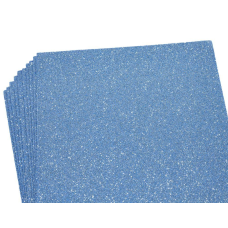 Фоміран 1,7 мм блакитний з глітером — 10листів, 17GLA4-071 Блакитний Unison (17GLA4-071)