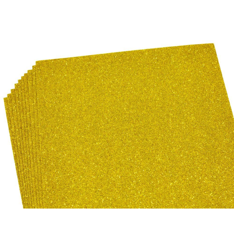 Фоаміран з глітером 21 х 29,7 см, 1,7 мм, 10 аркушів, жовтий Жовтий Unison (17GLA4-039) Фоаміран з глітером 21 х 29,7 см, 1,7 мм, 10 аркушів, жовтий Жовтий Unison (17GLA4-039)