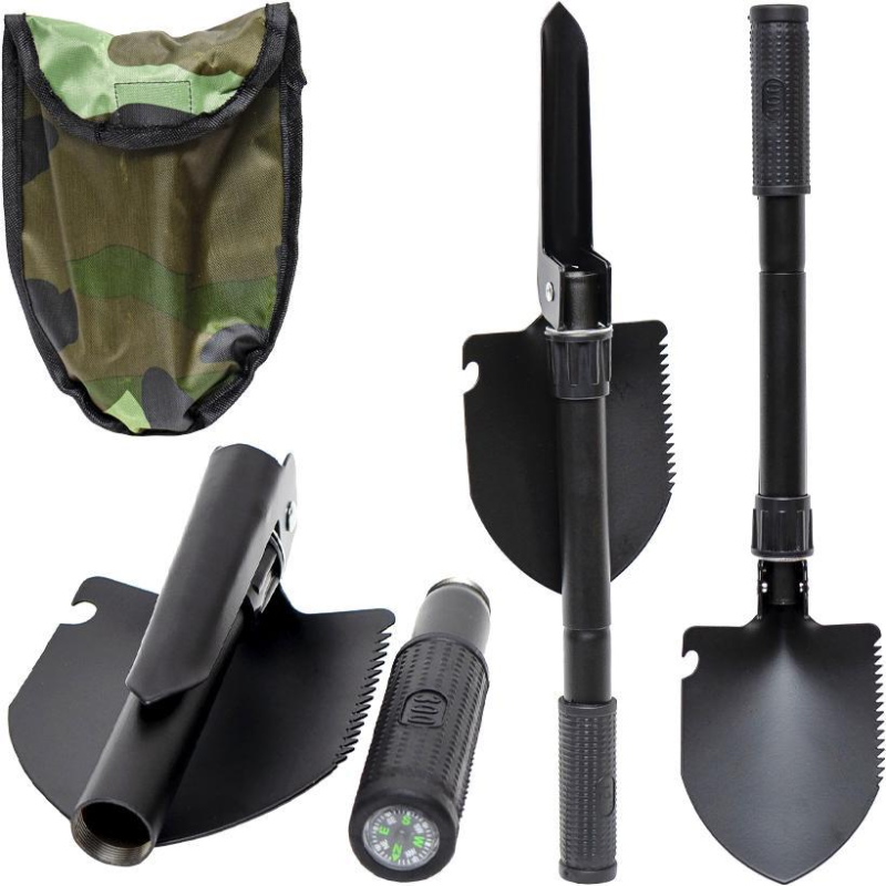Лопата туристична складана багатофункціональна KNZ Лопата туристична складана багатофункціональна KNZ