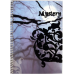 Блокнот А5, бічна пружина, 50 листів офсет, клітка, крейдована обкладинка м“яка “Серія Оксамит“ Ц355075У KNZ