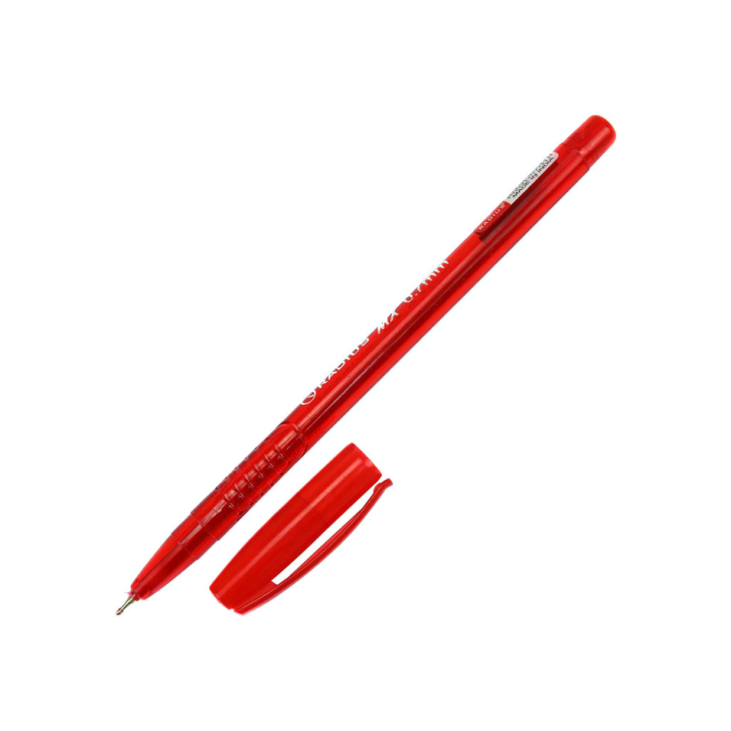 Ручка кулькова масляна 0,7 мм “MX“ RADIUS тонована червона KNZ