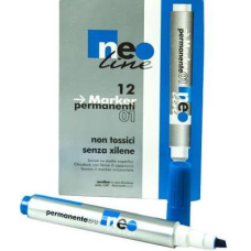 Маркер клиноподібний Permanent, синій NeoLine 5476 KNZ