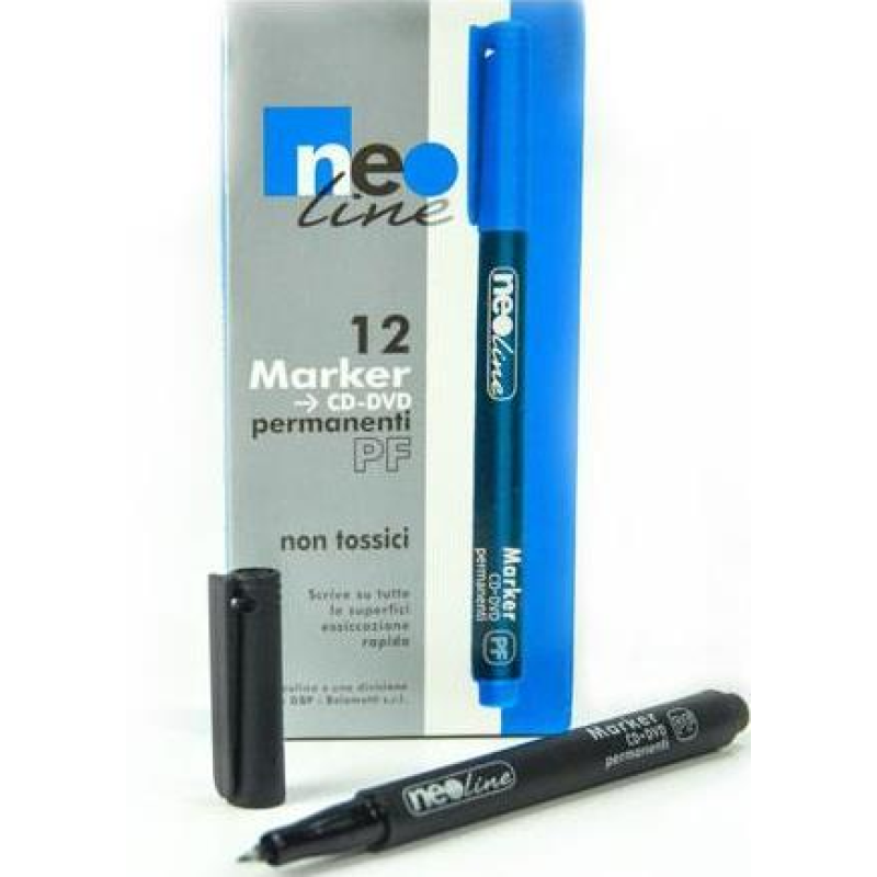 Маркер CD\DVD Permanent, чорний NeoLine 5479 KNZ