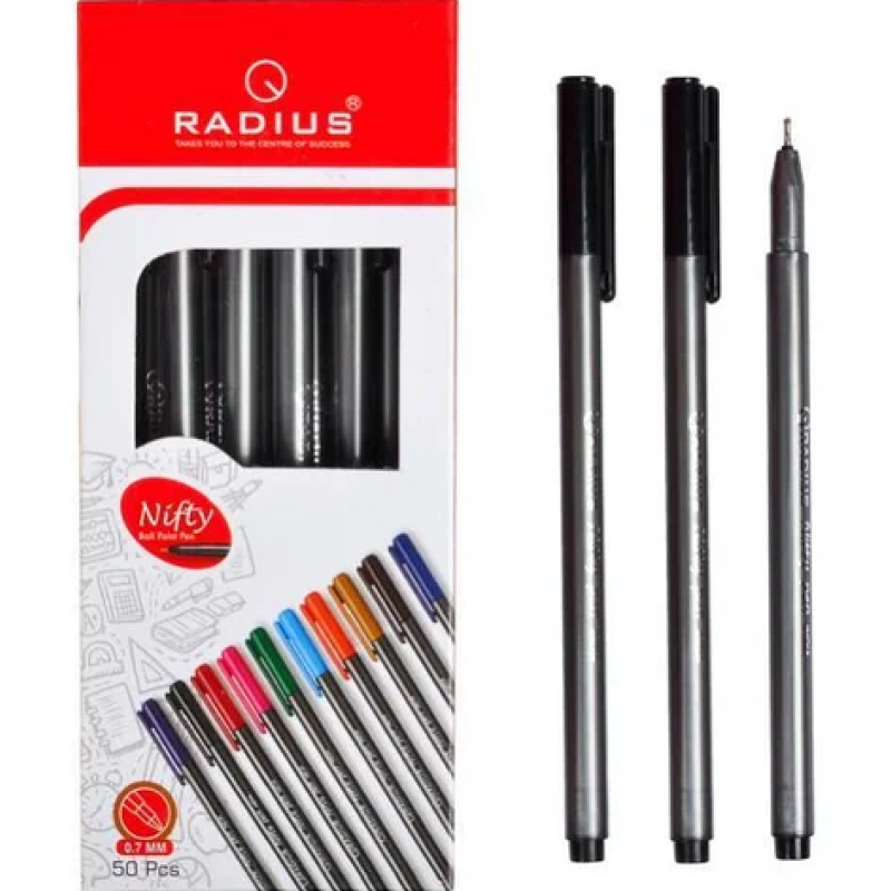 Ручка кулькова Nifty Pen “RADIUS“ чорна KNZ