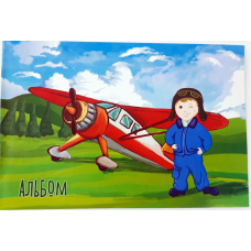 Альбом для малювання на скобі, 12 аркушів “Серія Дитячі мрії“ АМ-001-МВ KNZ