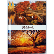 Зошит А5 тверда обкладинка, 96 аркушів, офсет, клітка “Серія Гармонія“ ЗТП-003-МВ KNZ