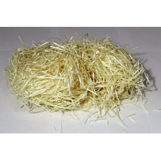 Сіно декоративне, деревна стружка, наповнювач для подарункових коробок, шерсть деревна 100гр DSC100-natural KNZ