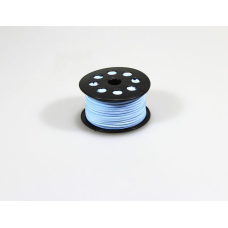 Шнур 3мм х 50м шкіряний декоративний блакитний, R.YPS Blue KNZ