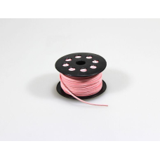 Шнур 3мм х 50м шкіряний декоративний рожевий R.YPS Pink KNZ