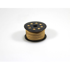 Шнур 3мм х 50м шкіряний декоративний кавовий, R.YPS Coffee KNZ