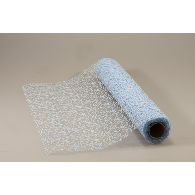 Сітка жаккард світло-синя, Unison, 0815-28-12 KNZ Сітка жаккард світло-синя, Unison, 0815-28-12 KNZ