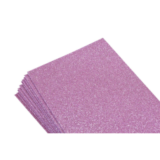 Фоаміран з глітером самоклейка 1,8мм 20*30см 10аркушів яскраво-рожевий 8671 KNZ