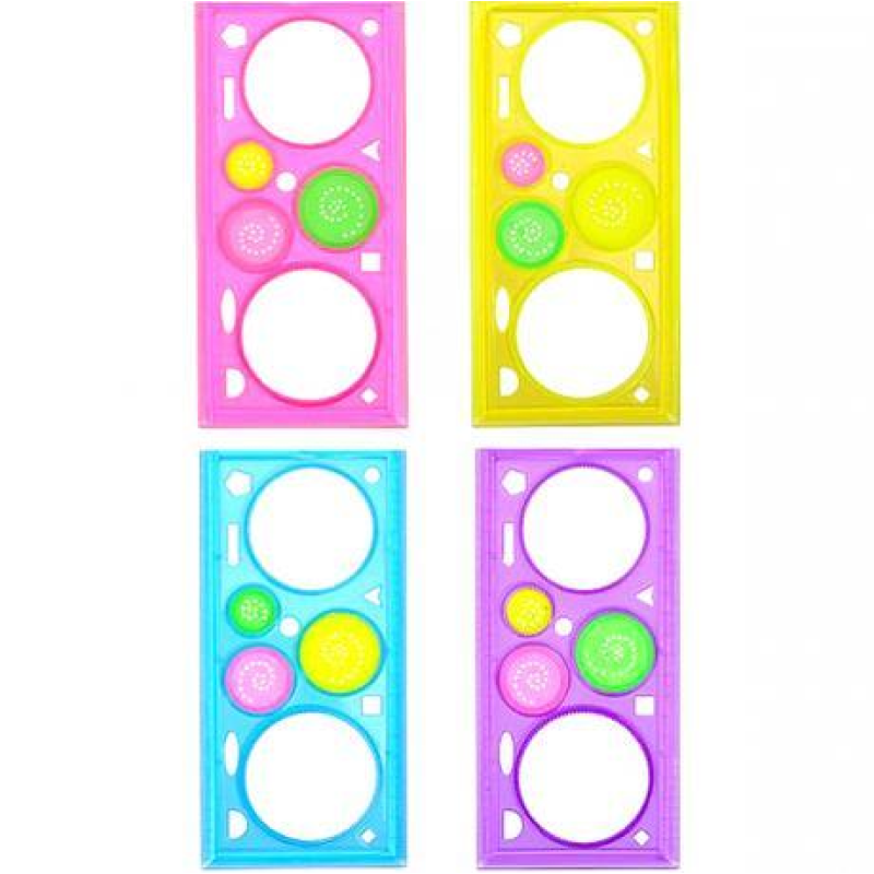 Лінійка прозора спірограф флуоресцентний 618S KNZ Лінійка прозора спірограф флуоресцентний 618S KNZ