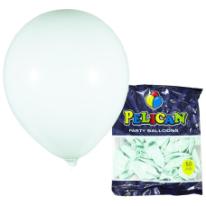 Кульки Pelican 10“ (26 см), макарун бірюзовий світлий, 50 шт/уп KNZ