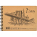 Альбом для малювання А5 “KRAFT“ 30 аркушів, 90г/м², спіраль скетчбук AB5130 KNZ Альбом для малювання А5 “KRAFT“ 30 аркушів, 90г/м², спіраль скетчбук AB5130 KNZ