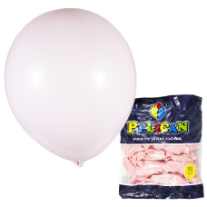 Кульки повітряні Pelican 12“ (30 см) макарун рожевий 50 шт/уп 1250-932 KNZ