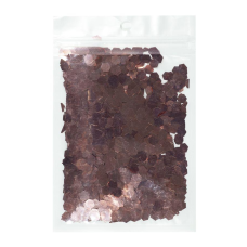 Конфетті шестигранник, рожевий 6мм, 15гр 6303 KNZ