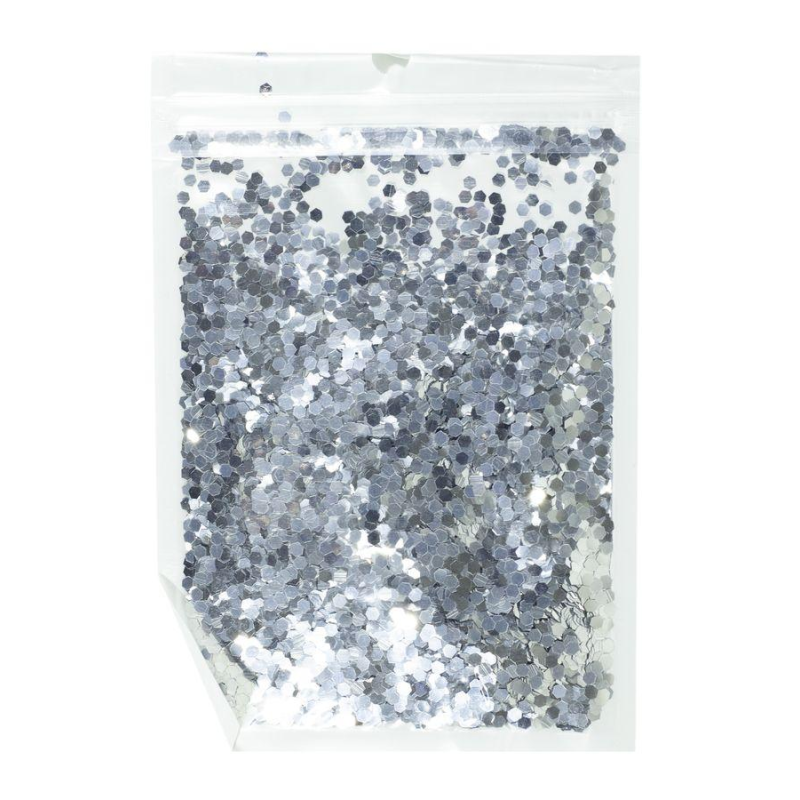 Конфетті шестигранник, срібло 3мм, 15гр 6402 KNZ Конфетті шестигранник, срібло 3мм, 15гр 6402 KNZ