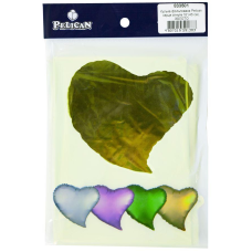 Кулька фольгована PELICAN серце зігнуте 18“ (45см) ЗОЛОТО (5шт) 833501 KNZ