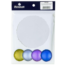 Кулька фольгована PELICAN коло 18“ (45см) Біла (5шт) KNZ