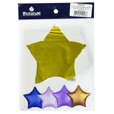 Кулька фольгована PELICAN зірка 10“ (25см) сатин Золото (5шт) 832731 KNZ