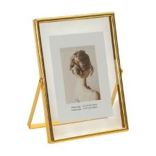 Металева настільна фоторамка для фото розміром 13×18 см GOLD 5R 12001U7G