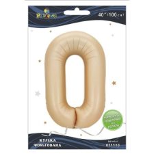 Шарик фольгированный цифра “0“ латте 40“(100см) Pelican Бежевый Pelican (831110) Шарик фольгированный цифра “0“ латте 40“(100см) Pelican Бежевый Pelican (831110)