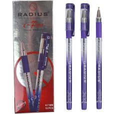 Ручка кулькова масляна 0,7 мм Radius I-Pen фіолетова з принтом Ручка кулькова масляна 0,7 мм Radius I-Pen фіолетова з принтом
