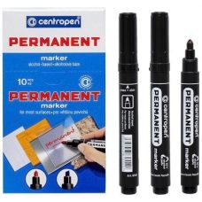 Перманентний маркер “Centropen“ товстий круглий чорний 2,5 мм Перманентний маркер “Centropen“ товстий круглий чорний 2,5 мм