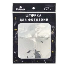Фотозона 2 м х 1 м, “Квадрат голограма“ срібло Срібне Pelican 872232