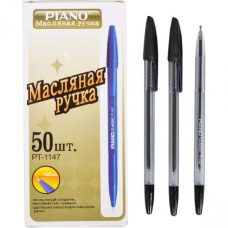 Ручка масляна Piano PT-1147 (чорна) Ручка масляна Piano PT-1147 (чорна)