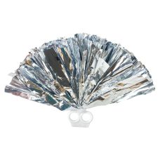 Помпони для танців і чирлідингу на кільцях, срібні (0815-200 silver) Помпони для танців і чирлідингу на кільцях, срібні (0815-200 silver)